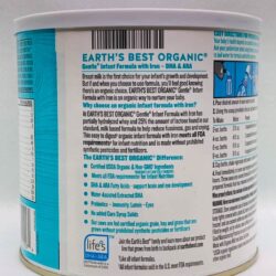 Sữa bột cho trẻ 0- 12 tháng Earth's Best Organic Gentle Infant Powder Formula 595g 12 sua bot cho tre 0 12 thang earthsbest organic gentle infant powder formula 658g 595g knm