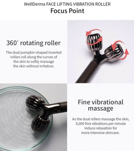 thanh lan massage nang co mat wellderma face lifting dark silver roller 170524 kp