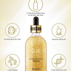 Tinh chất nâng cơ Bookki 24k Gold Signature Premium Ampoule 100ml 22 tinh chat nang co bookki 24k gold signature premium ampoule kka