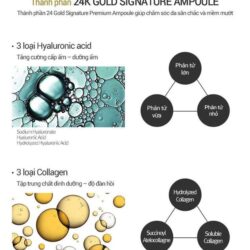 Tinh chất nâng cơ Bookki 24k Gold Signature Premium Ampoule 100ml 25 tinh chat nang co bookki 24k gold signature premium ampoule kkd