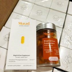 Viên uống trắng da chống nắng Murad Bright & Even Supplement 60 Capsules 5 vien uong chong nang murad pomphenol sunguard dietary supplement 60 vien 220825 ka