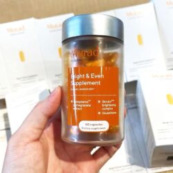 Viên uống trắng da chống nắng Murad Bright & Even Supplement 60 Capsules 6 vien uong chong nang murad pomphenol sunguard dietary supplement 60 vien 220825 kb