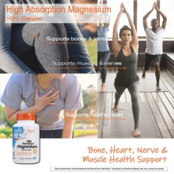 Viên uống bổ sung magie Doctor's Best High Absorption Magnesium 100mg 120 viên 18 Vien uong bo sung magie Doctors Best High Absorption 100mg 120 vien4