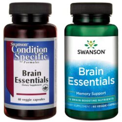 Viên uống bổ não Swanson Condition Specific Brain Essentials 60 Veggie Capsules 5 bo nao swanson condition specific brain essentials 60 veggie capsules kv