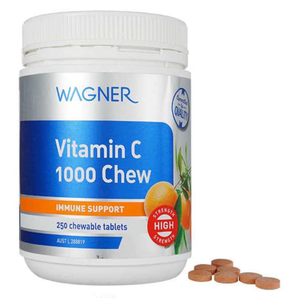 Viên bổ sung vitamin C Wagner Vitamin C 1000 Nhai 250 viên