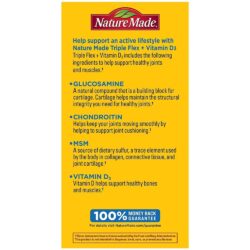 Viên uống bổ khớp Nature Made Triple Flex Triple Strength with Vitamin D3 120 viên (Mới) 10 vien uong bo khop nature made triple flex triple strength with vitamin d3 120 vien moi knwd