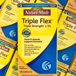 Viên uống bổ khớp Nature Made Triple Flex Triple Strength with Vitamin D3 120 viên (Mới) 11 vien uong bo khop nature made triple flex triple strength with vitamin d3 120 vien moi knwe