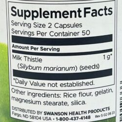 vien uong giai doc gan swanson milk thistle 500mg 100 capsules 241025 kd