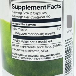 vien uong giai doc gan swanson milk thistle 500mg 100 capsules 241025 ke
