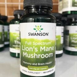 Viên uống hỗ trợ não bộ và lo âu Swanson Lion's Mane Mushroom 60 viên 7 vien uong ho tro nao bo va lo au swanson lions mane mushroom 60 vien 300325 ka