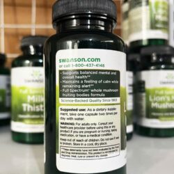 Viên uống hỗ trợ não bộ và lo âu Swanson Lion's Mane Mushroom 60 viên 9 vien uong ho tro nao bo va lo au swanson lions mane mushroom 60 vien 300325 kc