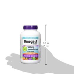 Dầu cá Webber Naturals Omega 3 500mg 200 viên 7 Dau ca Webber Naturals Omega 3 500mg 200 vien 3
