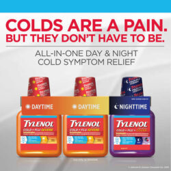 Siro Tylenol Cold Flu Severe Daytime & Nighttime 240ml x3 5 Siro giam dau ha sot Tylenol Cold Ful Severe 240ml x31
