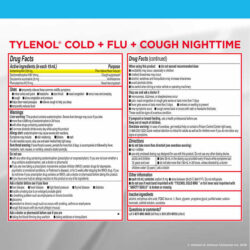 Siro Tylenol Cold Flu Severe Daytime & Nighttime 240ml x3 6 Siro giam dau ha sot Tylenol Cold Ful Severe 240ml x32