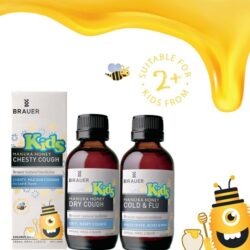 Siro ho chua mat ong Manuka Brauer Manuka Honey Chesty Cough 100ml 1