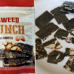 Snack Rong bien voi hanh nhan C Weed Korean Seaweed Crunch with Almonds 180g1