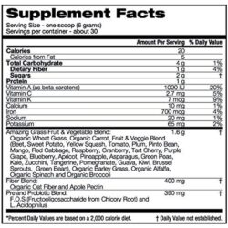 bot dinh duong huu co amazing grass cho be amazing grass kidz superfood 180g vi socola kc