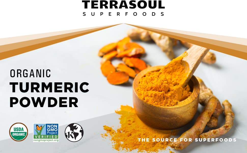 Bột nghệ hữu cơ Terrasoul Superfoods Turmeric Powder Hộp 454g