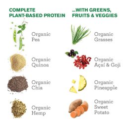 bot protein huu co amazing grass protein superfood 341g huong vani kk