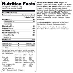 bot protein huu co amazing grass protein superfood 360g vi truyen thong ka