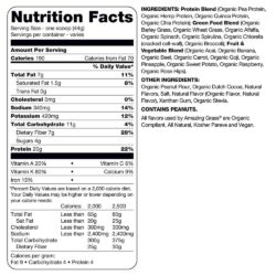 bot protein huu co amazing grass protein superfood 440g vi socola bo dau phong kd