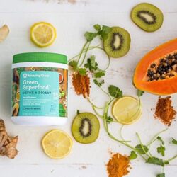 bot sieu thuc pham giai doc va ho tro tieu hoa amazing grass green superfood detox digest 210g kd