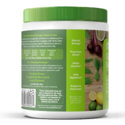 bot thuc pham huu co giau nang luong amazing grass green superfood energy 210g vi chanh kb
