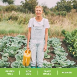 bot thuc pham xanh huu co amazing grass organic supergreens powder 150g ke