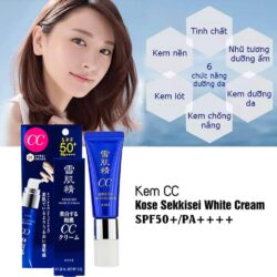 Kem trang điểm Kosé Sekkisei White CC Cream 26ml Số 01 (Light) 18 kem trang diem kose sekkisei white cc cream 26ml natural kh