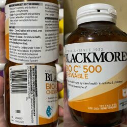 Kẹo ngậm bổ sung Vitamin C Blackmores Bio C 500mg 125 viên 7 keo ngam bo sung vitamin c blackmores bio c 500mg 125 vien knwc