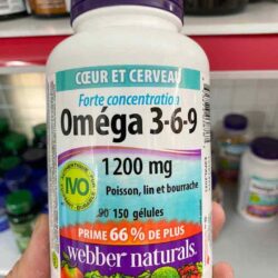 Dầu cá Webber Naturals High Potency Omega 3-6-9 1200mg 150 viên 6 Dau ca Webber Naturals High Potency Omega 3 6 9 1200mg 150 vien 0017