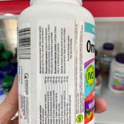 Dầu cá Webber Naturals High Potency Omega 3-6-9 1200mg 150 viên 7 Dau ca Webber Naturals High Potency Omega 3 6 9 1200mg 150 vien 0018