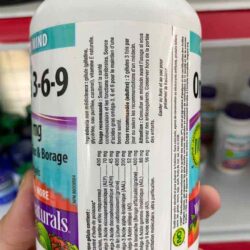 Dầu cá Webber Naturals High Potency Omega 3-6-9 1200mg 150 viên 9 Dau ca Webber Naturals High Potency Omega 3 6 9 1200mg 150 vien 0020