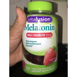 Kẹo dẻo hỗ trợ giấc ngủ ngon Vitafusion Melatonin Max Strength 10mg 100 viên 5 Keo deo ho tro giac ngu ngon vitafusion melatonin max strength 10mg 100 vien vi dau kb