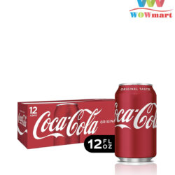 Nước ngọt Coca-Cola Original taste 355ml x12 lon