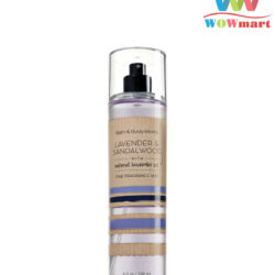 Xịt thơm Bath & Body Lavender & Sandalwood with Lanvender Oil Fragrance Mist 236ml