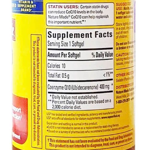 Bổ sung CoQ10 tốt cho tim mạch Nature Made CoQ10 400mg 90 viên 19 bo sung coq10 tot cho tim mach nature made coq10 400mg 90 vien 101024 ke