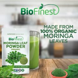 Bột chùm ngây hữu cơ Biofinest Moringa Leaf Powder Organic 114g 12 bot chum ngay huu co biofinest moringa leaf powder organic 114g kd