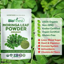 Bột chùm ngây hữu cơ Biofinest Moringa Leaf Powder Organic 114g 8 bot chum ngay huu co biofinest moringa leaf powder organic 114g kf