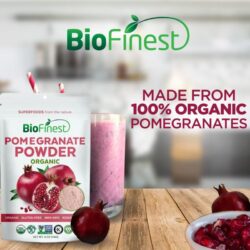 Bột lựu hữu cơ Biofinest Pomegranate Powder Organic 114g 12 bot luu huu co biofinest pomegranate powder organic 114g kc