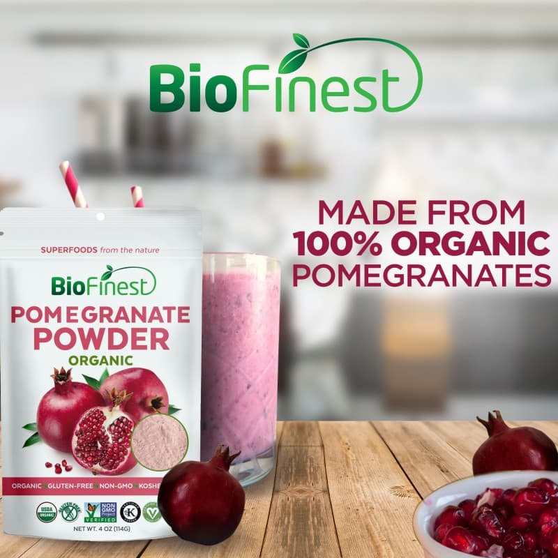 Bột lựu hữu cơ Biofinest Pomegranate Powder Organic 114g