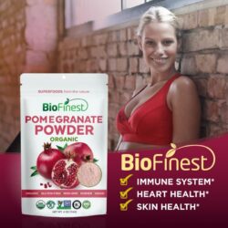 Bột lựu hữu cơ Biofinest Pomegranate Powder Organic 114g 13 bot luu huu co biofinest pomegranate powder organic 114g kd