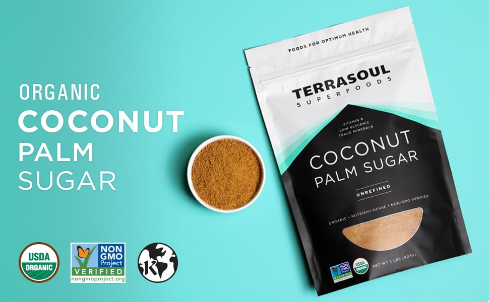 Đường dừa hữu cơ Terrasoul Superfoods Coconut Palm Sugar 907g