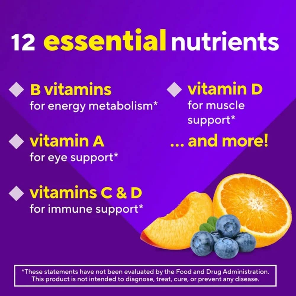 Kẹo bổ đa Vitamin cho người lớn Vitafusion MultiVites Multivitamin 70 viên 3 Kẹo bổ đa Vitamin cho người lớn Vitafusion MultiVites Multivitamin 70 viên - Ảnh 3