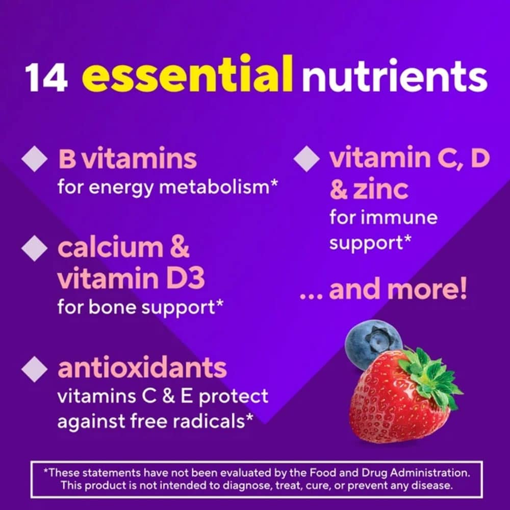 Kẹo bổ đa Vitamin dành cho phụ nữ Vitafusion Women’s Multivitamin 150 viên 3 Kẹo bổ đa Vitamin dành cho phụ nữ Vitafusion Women’s Multivitamin 150 viên - Ảnh 3
