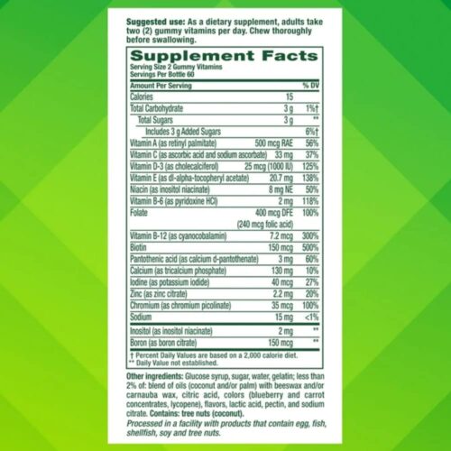 Kẹo bổ đa Vitamin dành cho phụ nữ Vitafusion Women's Multivitamin 220 viên 22 keo bo da vitamin danh cho phu nu vitafusion womens multivitamin 150 vien 091025 kc