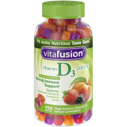 keo deo bo sung vitamin d vitafusion vitamin d3 50mcg 2000iu gummy 150 vien kd