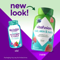 Kẹo dẻo đẹp da móng tóc Vitafusion Hair, Skin & Nails 135 Gummies 5 keo deo dep da mong toc vitafusion gorgeous hair skin nails 135 vien 131025 ka