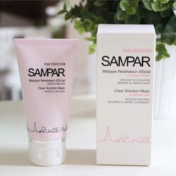Mặt nạ thanh lọc, thu nhỏ lỗ chân lông, làm sáng mịn da Sampar Clear Solution Mask 50ml 5 mat na thanh loc thu nho lo chan long lam sang min da sampar clear solution mask 50ml ke