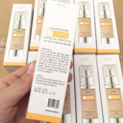 Serum trứng cá hồi ngọc trai Genie Caviar Pearl Capsule Ampoule 30ml 8 serum trung ca tam ngoc trai genie caviar pearl capsule ampoule 30ml kc
